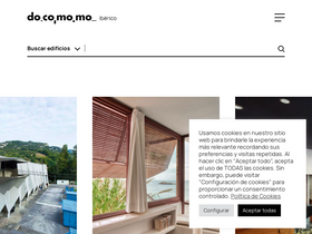 'docomomoiberico.com' screenshot