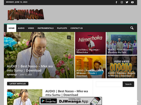 'djmwanga.com' screenshot