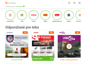'kimbino.sk' screenshot