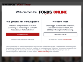 'fondsprofessionell.de' screenshot