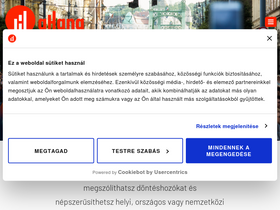 'ahang.hu' screenshot