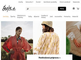 'sashe.sk' screenshot