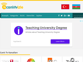 'ecanlitvizle.video' screenshot