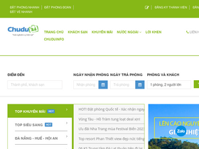 'khachsan.chudu24.com' screenshot