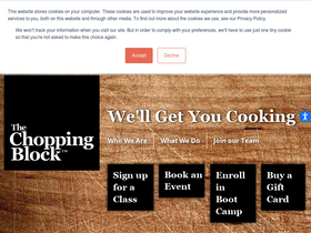 'thechoppingblock.com' screenshot
