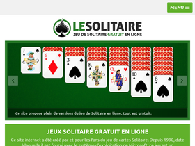 'lesolitaire.fr' screenshot