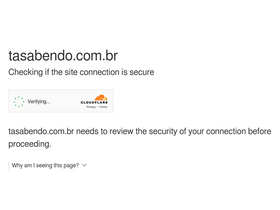 'tasabendo.com.br' screenshot