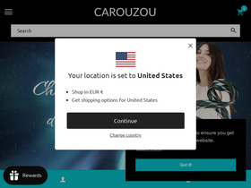 carouzou.com homepage screenshot