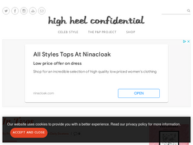 'highheelconfidential.com' screenshot