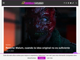 'cinemasaturno.com' screenshot
