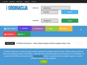 'ordinacija.tv' screenshot