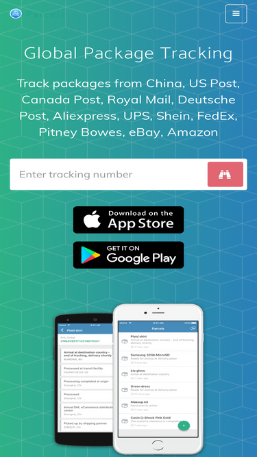 Global package tracking - all in one package tracking