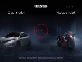 'honda.com.tr' screenshot