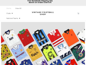 'vintagefootball.shop' screenshot