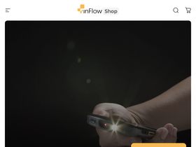 inflowshop.com homepage screenshot