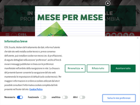 'cislscuola.it' screenshot