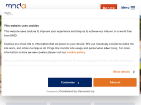 'mndassociation.org' screenshot