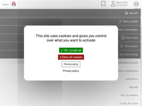 'parislibrairies.fr' screenshot