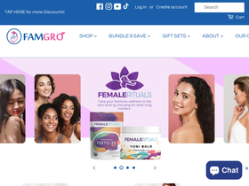 choosefamgro.com homepage screenshot