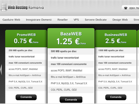 'romania-webhosting.com' screenshot