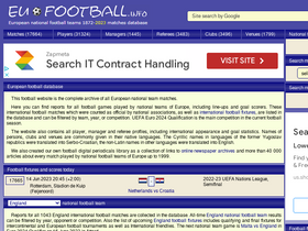 'eu-football.info' screenshot