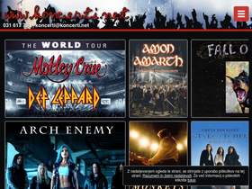 'koncerti.net' screenshot