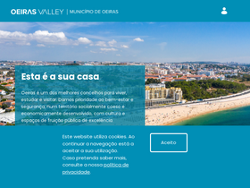 'oeiras.pt' screenshot