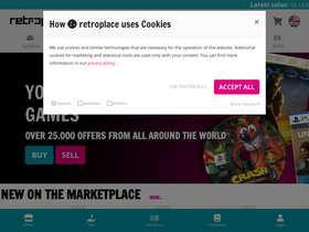 'retroplace.com' screenshot