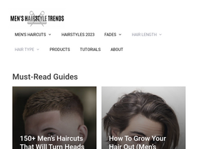 'menshairstyletrends.com' screenshot