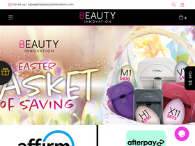 mybeautyinnovation.com homepage screenshot