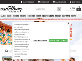 'vantilburgonline.nl' screenshot