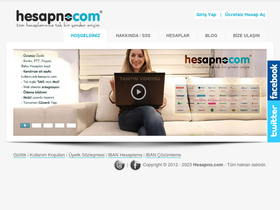 'hesapno.com' screenshot