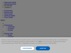 'dominospizza.es' screenshot