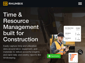 'rhumbix.com' screenshot