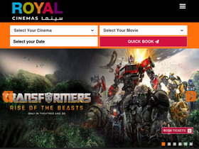 'cineroyal.ae' screenshot