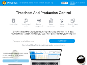 'badgebox.com' screenshot