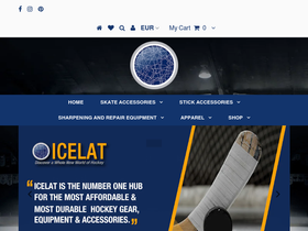 Icelat Shop homepage screenshot