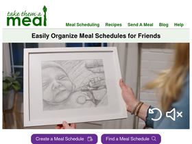 'takethemameal.com' screenshot