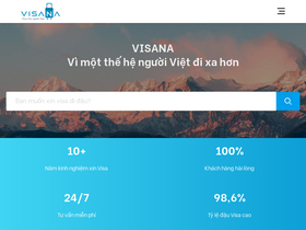'visana.vn' screenshot