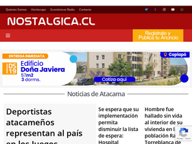 'nostalgica.cl' screenshot