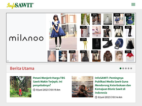 'infosawit.com' screenshot
