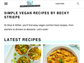 'glueandglitter.com' screenshot