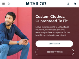 'mtailor.com' screenshot