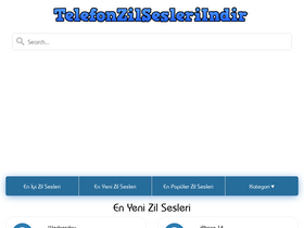 'telefonzilsesleriindir.com' screenshot