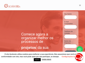 'acelerato.com' screenshot