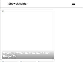 'showbizcorner.com' screenshot