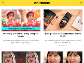 'kieutruong.com' screenshot