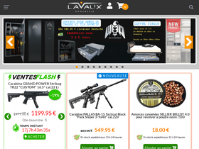 'armurerie-lavaux.com' screenshot