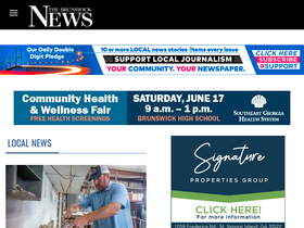'thebrunswicknews.com' screenshot