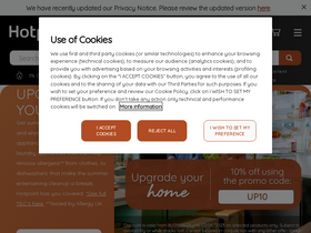 'hotpoint.co.uk' screenshot